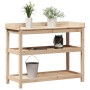 Mesa de plantación con estantes madera pino 108x45x86,5 cm by , Pot stands - Ref: Foro24-832437, Price: 115,54 €, Discount: %