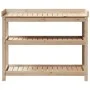 Mesa de plantación con estantes madera pino 108x45x86,5 cm de , Soportes para macetas - Ref: Foro24-832437, Precio: 110,53 €,...