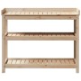 Mesa de plantación con estantes madera pino 108x45x86,5 cm by , Pot stands - Ref: Foro24-832437, Price: 115,54 €, Discount: %