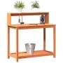 Mesa plantación con estantes madera pino marrón 108x50x109,5 cm by , Pot stands - Ref: Foro24-844634, Price: 89,16 €, Discoun...