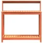 Mesa plantación con estantes madera pino marrón 108x50x109,5 cm by , Pot stands - Ref: Foro24-844634, Price: 89,16 €, Discoun...