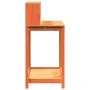 Mesa plantación con estantes madera pino marrón 108x50x109,5 cm by , Pot stands - Ref: Foro24-844634, Price: 89,16 €, Discoun...