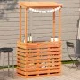 Mesa alta bar de jardín madera maciza marrón 112,5x57x195,5 cm by , Garden tables - Ref: Foro24-844641, Price: 192,35 €, Disc...