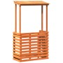 Hoher Gartentisch aus massivem braunem Holz, 112,5x57x195,5 cm. von , Gartentische - Ref: Foro24-844641, Preis: 200,96 €, Rab...