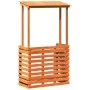 Mesa alta bar de jardín madera maciza marrón 112,5x57x195,5 cm by , Garden tables - Ref: Foro24-844641, Price: 192,35 €, Disc...