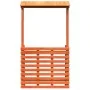Mesa alta bar de jardín madera maciza marrón 112,5x57x195,5 cm by , Garden tables - Ref: Foro24-844641, Price: 192,35 €, Disc...