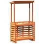 Mesa alta bar de jardín madera maciza marrón 112,5x57x195,5 cm by , Garden tables - Ref: Foro24-844641, Price: 192,35 €, Disc...