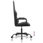 Gaming chair in black and grey synthetic leather by , Gaming chairs - Ref: Foro24-3143791, Price: 105,09 €, Discount: %