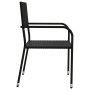 Juego de comedor de jardín 7 piezas ratán sintético negro de , Conjuntos de jardín - Ref: Foro24-3156759, Precio: 321,63 €, D...