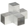 X-förmiger Polverbinder Metall verzinkt 91x91 mm von , Zaunpfosten - Ref: Foro24-145475, Preis: 35,79 €, Rabatt: %