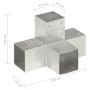 X-förmiger Polverbinder Metall verzinkt 91x91 mm von , Zaunpfosten - Ref: Foro24-145475, Preis: 35,79 €, Rabatt: %