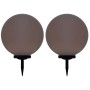 Lámparas solares esféricas de exterior 2 uds LED RGB 50 cm by , Outdoor lighting - Ref: Foro24-277129, Price: 231,26 €, Disco...