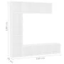 TV stand and bookshelf 3 pieces white 180x30x180 cm by , Bookcases and shelves - Ref: Foro24-278788, Price: 172,17 €, Discoun...