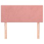 Rosa Samtkopfteil 100x5x78/88 cm von , Kopf- und Fußteile - Ref: Foro24-345783, Preis: 34,84 €, Rabatt: %