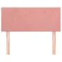 Rosa Samtkopfteil 100x5x78/88 cm von , Kopf- und Fußteile - Ref: Foro24-345783, Preis: 34,39 €, Rabatt: %