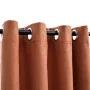 Blackout curtains with metal rings, 2 pieces, rust color, 140x225 cm. by vidaXL, Curtains and curtains - Ref: Foro24-134471, ...