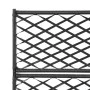 Mesh and flowerbed with 3 black synthetic rattan pots 83x30x130 cm by vidaXL, Pots and planters - Ref: Foro24-46932, Price: 1...
