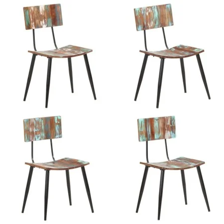Esszimmerstühle 4 Einheiten aus massivem recyceltem Holz von , Essstühle - Ref: Foro24-3056368, Preis: 363,16 €, Rabatt: %