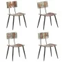 Esszimmerstühle 4 Einheiten aus massivem recyceltem Holz von , Essstühle - Ref: Foro24-3056368, Preis: 363,16 €, Rabatt: %