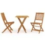 Comedor de jardín plegable 3 piezas madera maciza de acacia de , Conjuntos de jardín - Ref: Foro24-3058254, Precio: 169,15 €,...