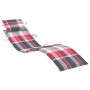 Tumbona de jardín con cojín madera maciza de acacia de , Tumbonas - Ref: Foro24-3061585, Precio: 181,04 €, Descuento: %