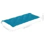 Solid teak Batavia bench with light blue cushion 120 cm by , garden benches - Ref: Foro24-3062173, Price: 221,09 €, Discount: %