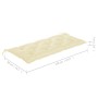 Batavia Bank aus massivem Teakholz mit cremeweißem Kissen 120 cm von , Gartenbänke - Ref: Foro24-3062171, Preis: 221,96 €, Ra...