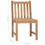 Sillas de jardín 2 unidades madera maciza de teca con cojines de , Sillas de jardín - Ref: Foro24-3062938, Precio: 231,21 €, ...