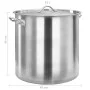 Olla de acero inoxidable 50 L 40x40 cm de vidaXL, Ollas altas - Ref: Foro24-51135, Precio: 116,39 €, Descuento: %