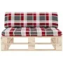 Central pallet sofa for garden made of impregnated pine wood by , Modular outdoor sofas - Ref: Foro24-3066541, Price: 118,43 ...