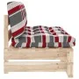Central pallet sofa for garden made of impregnated pine wood by , Modular outdoor sofas - Ref: Foro24-3066541, Price: 118,43 ...