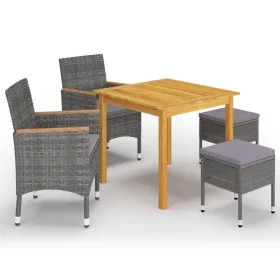 5-piece gray garden dining set by , Garden sets - Ref: Foro24-3067688, Price: 325,02 €, Discount: %