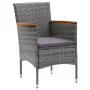 5-piece gray garden dining set by , Garden sets - Ref: Foro24-3067688, Price: 324,53 €, Discount: %