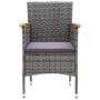 5-piece gray garden dining set by , Garden sets - Ref: Foro24-3067688, Price: 330,66 €, Discount: %