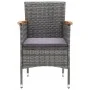 5-piece gray garden dining set by , Garden sets - Ref: Foro24-3067688, Price: 324,53 €, Discount: %
