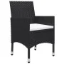 5-teiliges Garten-Esszimmerset schwarz von , Gartensets - Ref: Foro24-3067683, Preis: 312,89 €, Rabatt: %