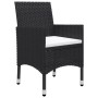 Juego de comedor de jardín de 5 piezas negro de , Conjuntos de jardín - Ref: Foro24-3067683, Precio: 307,21 €, Descuento: %