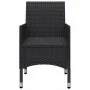 5-teiliges Garten-Esszimmerset schwarz von , Gartensets - Ref: Foro24-3067683, Preis: 312,89 €, Rabatt: %