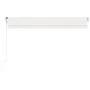 Automatic awning with wind sensor and LED cream color 400x300 cm by , Awnings - Ref: Foro24-3068912, Price: 616,64 €, Discoun...