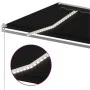 Manuelle einziehbare Markise mit anthrazitgrauer LED 400x300 cm von , Markisen - Ref: Foro24-3068904, Preis: 374,25 €, Rabatt: %