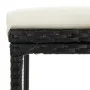 3-teiliges Gartenbar-Möbelset und schwarze PE-Rattankissen von , Gartensets - Ref: Foro24-3064848, Preis: 207,08 €, Rabatt: %