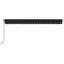 Manuelle einziehbare Markise anthrazitgrau 500x350 cm von , Markisen - Ref: Foro24-3069219, Preis: 462,05 €, Rabatt: %
