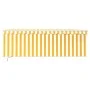 Retractable manual awning with blinds and yellow white LED 4x3 m by , Awnings - Ref: Foro24-3069303, Price: 398,19 €, Discoun...