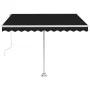 Automatic awning with wind sensor and LED lights, anthracite color, 300x250 cm. by , Awnings - Ref: Foro24-3069514, Price: 59...