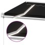 Automatic awning with wind sensor and LED lights, anthracite color, 300x250 cm. by , Awnings - Ref: Foro24-3069514, Price: 60...