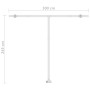Automatic awning with wind sensor and LED lights, anthracite color, 300x250 cm. by , Awnings - Ref: Foro24-3069514, Price: 60...