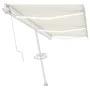 Toldo automático con LED sensor de viento crema 600x300 cm de , Toldos - Ref: Foro24-3069612, Precio: 897,86 €, Descuento: %