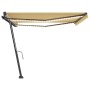 Manuelle einziehbare Markise mit gelber und weißer LED 400x300 cm von , Markisen - Ref: Foro24-3069743, Preis: 440,83 €, Raba...