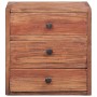 Nightstand with 3 drawers recycled solid wood 35x25x35 cm by vidaXL, Nightstands - Ref: Foro24-283938, Price: 72,18 €, Discou...