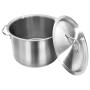 Edelstahltopf 24 L 36x24 cm von vidaXL, hohe Töpfe - Ref: Foro24-51138, Preis: 86,74 €, Rabatt: %